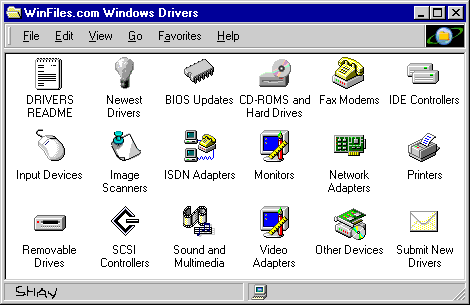 Click an icon to visit an area